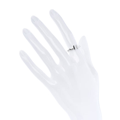 Tiffany 18K White Gold T Wire Ring 50 5.5 2 of 5