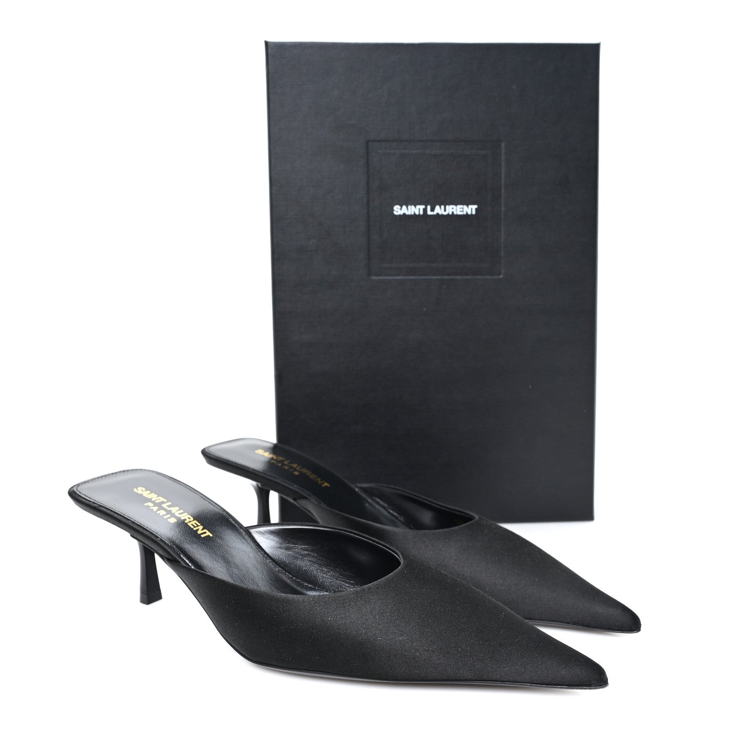 Saint Laurent Raso Regale Barbara Pumps 37 Black 10 of 10