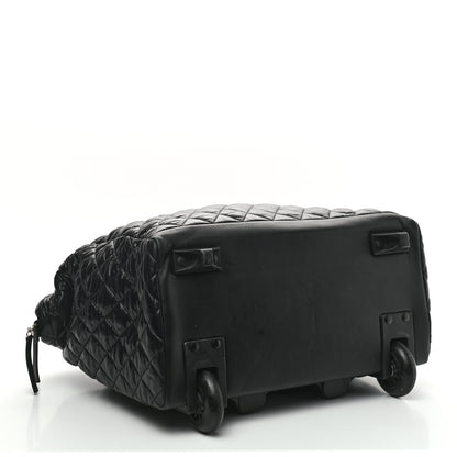 Chanel Nylon Quilted Coco Cocoon Trolley Black 3 of 11