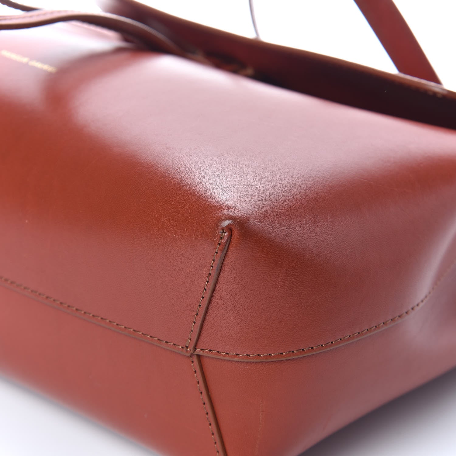 Mansur Gavriel Calfskin Mini Lady Bag Brandy Cleo 6 of 14
