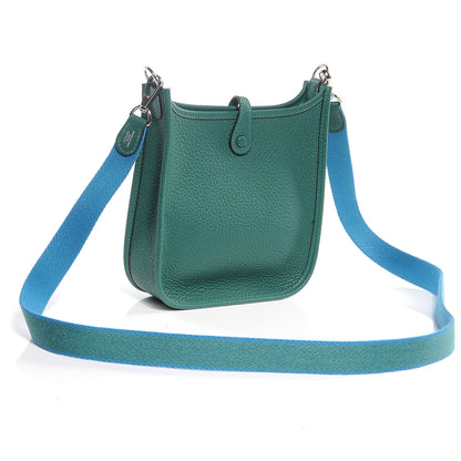 Hermes Taurillon Clemence Evelyne III TPM Malachite 5 of 9