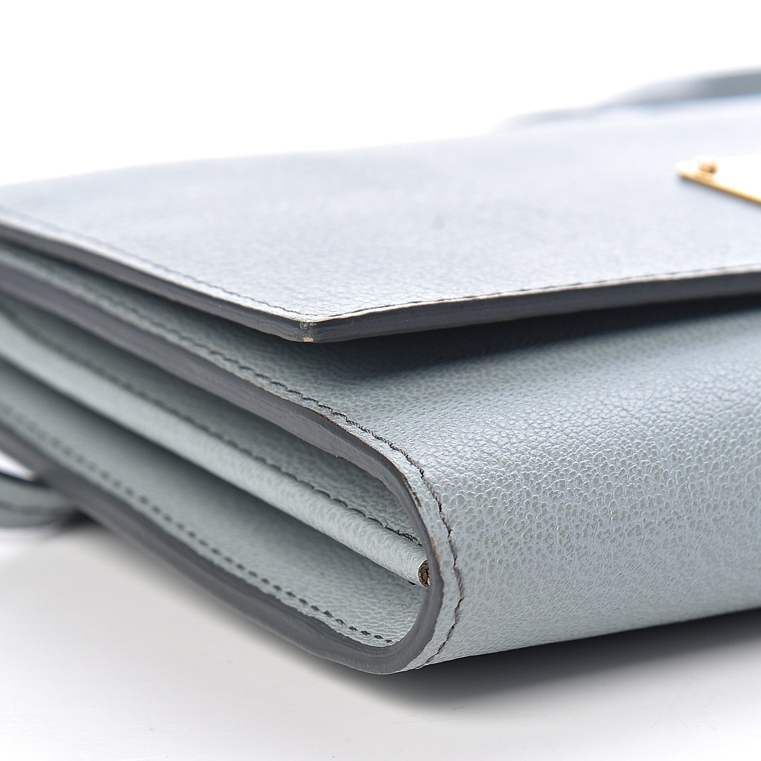 Tom Ford Calfskin Natalia Wallet On Chain Light Blue 8 of 14