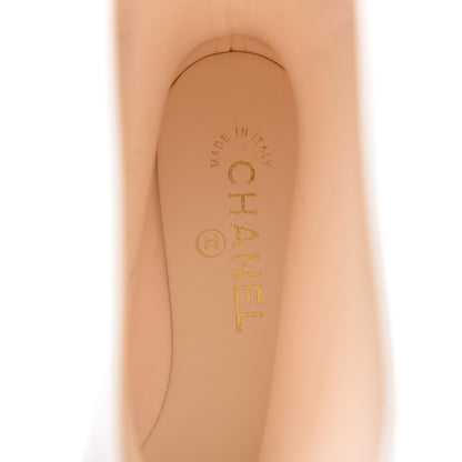 Chanel Rubber Rain Boots 38 Ivory Black 8 of 9