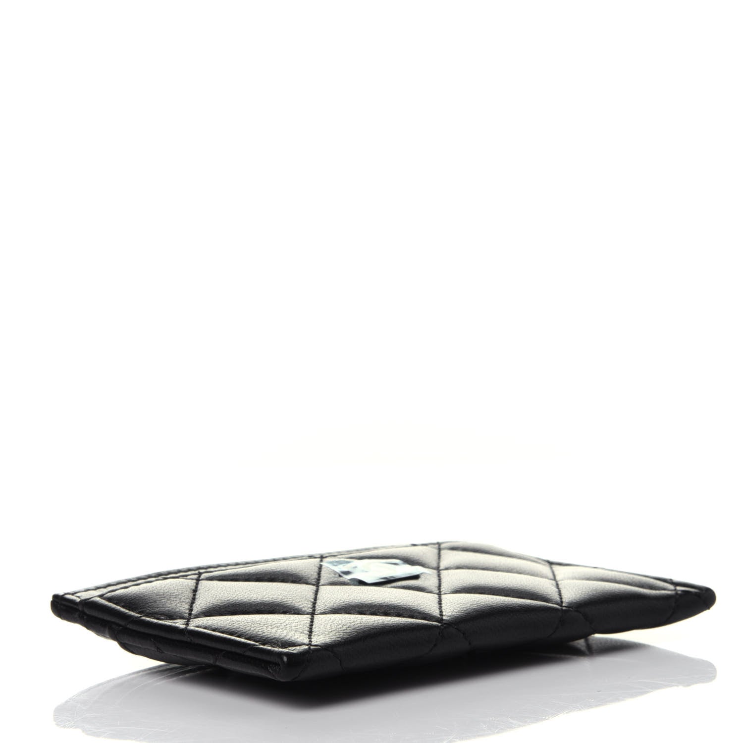 Chanel Lambskin Quilted Card Holder So Black 4 of 11