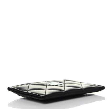 Chanel Lambskin Quilted Card Holder So Black 4 of 11