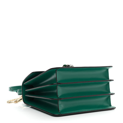 Bulgari Calfskin Serpenti Forever Top Handle Emerald Green 4 of 10