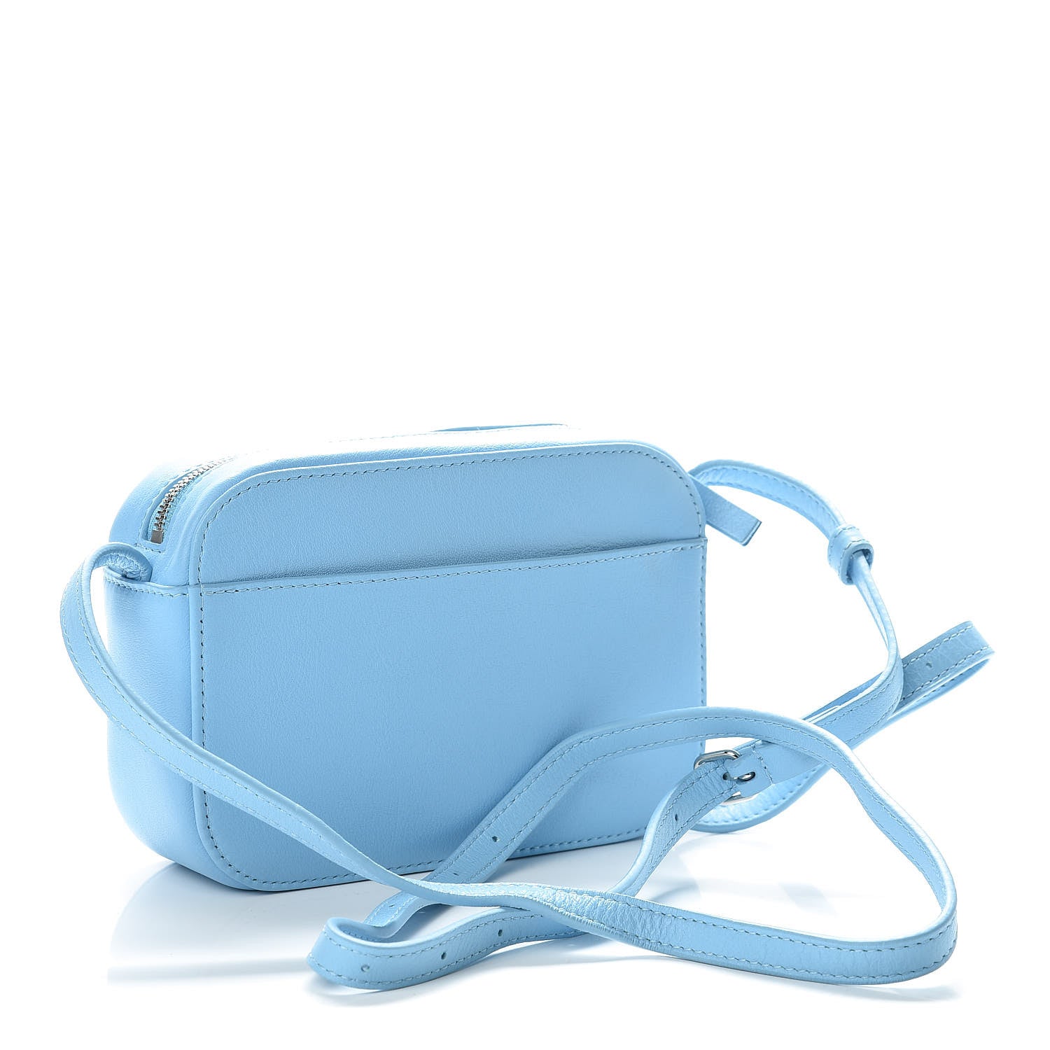Balenciaga Calfskin XS Everyday Camera Bag Baby Blue Black 3 of 12