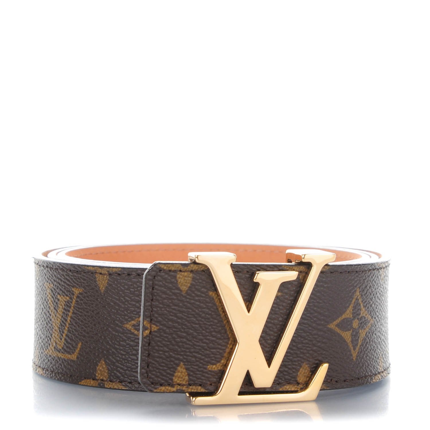 Louis Vuitton Monogram 40mm LV Initiales Belt 95 38 1 of 8
