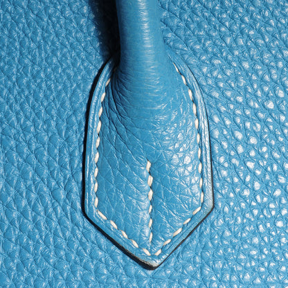 Hermes Togo Birkin 35 Blue Jean 14 of 28