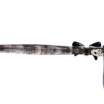Chanel Tweed Bow Glasses 3211 Frames Grey 4 of 5