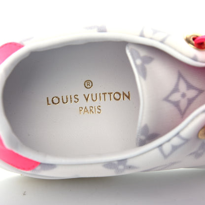 Louis Vuitton Technical Fabric Calfskin Frontrow Sneakers 35.5 Pink 8 of 12