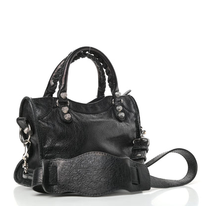 Balenciaga Agneau Giant 12 Silver Hardware Mini City Black 3 of 9