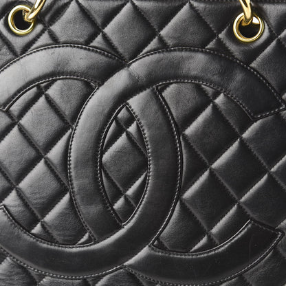 Chanel Lambskin Quilted Tote Black 9 of 10