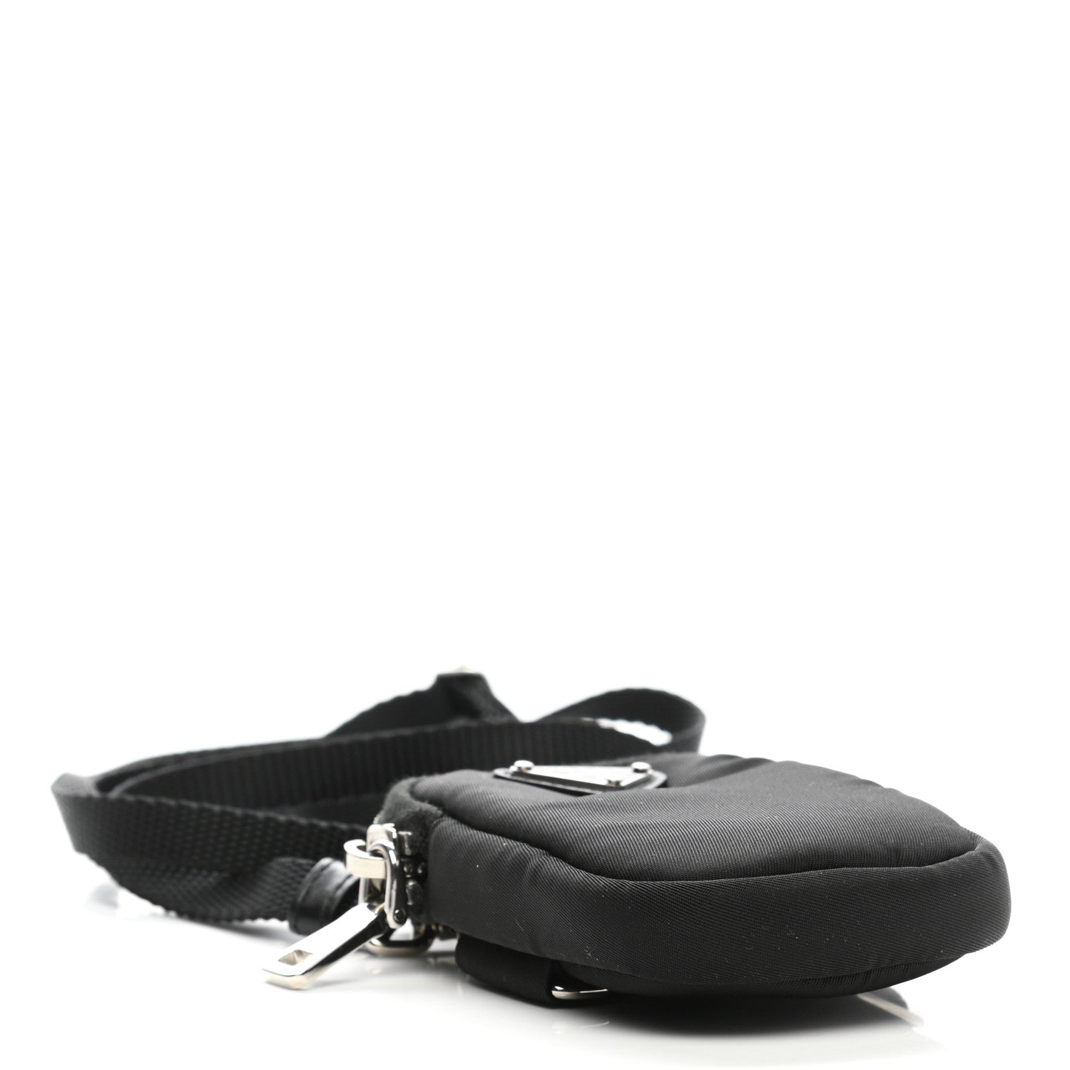 Prada Tessuto Nylon Mini Pouch Black Purse Black 4 of 7