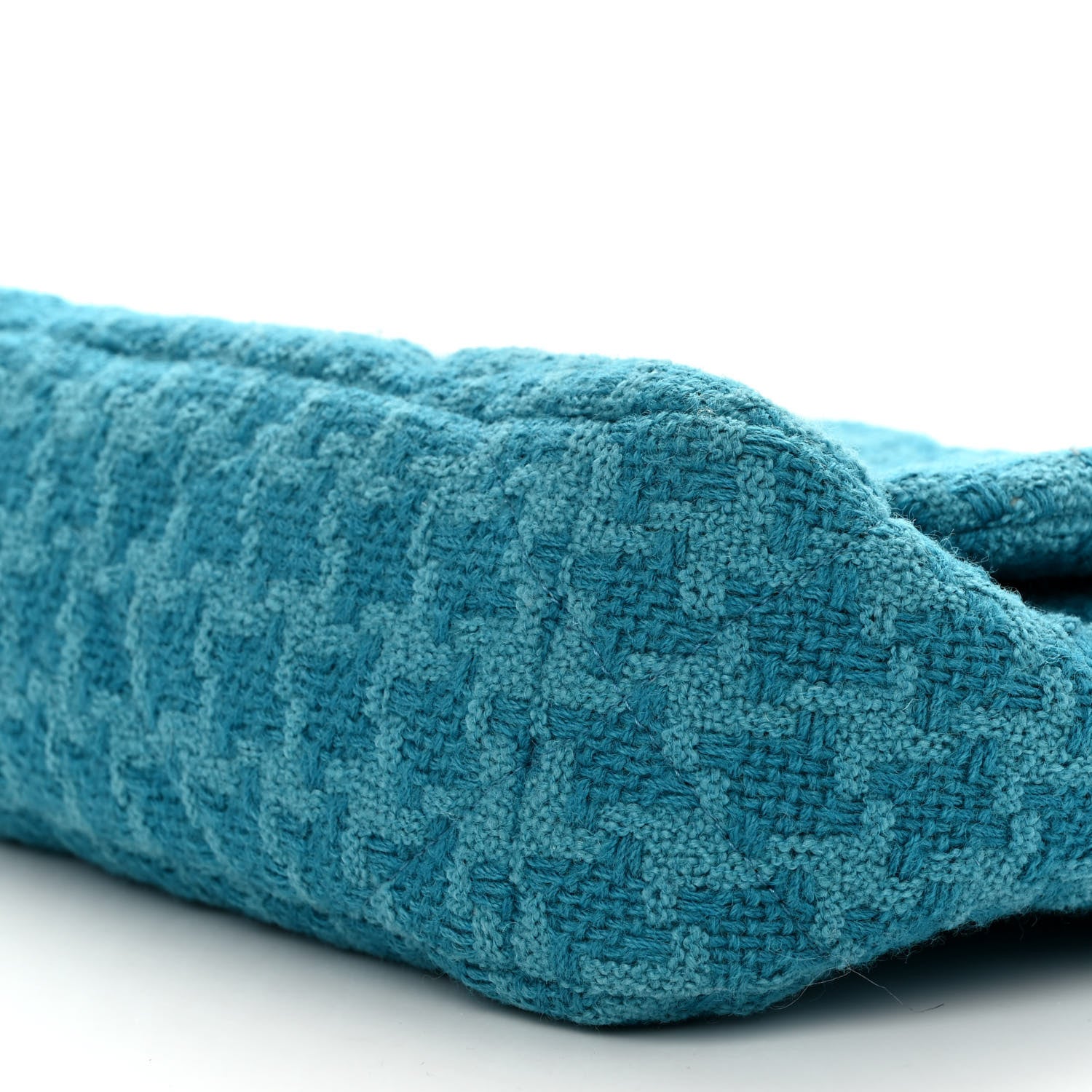 Chanel Tweed Quilted Medium Chanel 19 Flap Turquoise 10 of 12