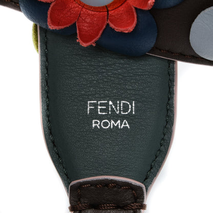 Fendi Vitello Dolce Flowerland Studded Strap You Moresco Malachite 3 of 5