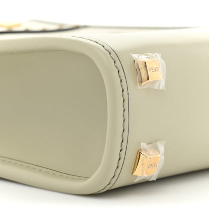 Fendi Vitello King Plexiglass Logo Embossed Mini Fendi Sunshine Shopper Tote Green Tea 8 of 8
