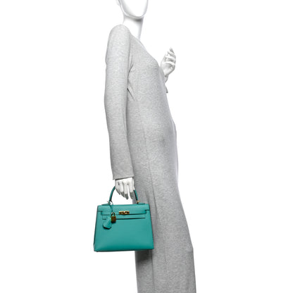 Hermes Epsom Kelly Sellier 25 Vert Verone 2 of 13
