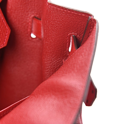 Hermes Epsom Birkin 30 Rouge Casaque 21 of 38