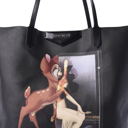 Givenchy Textured Coated Canvas Bambi Print Medium Antigona Tote 11 of 11