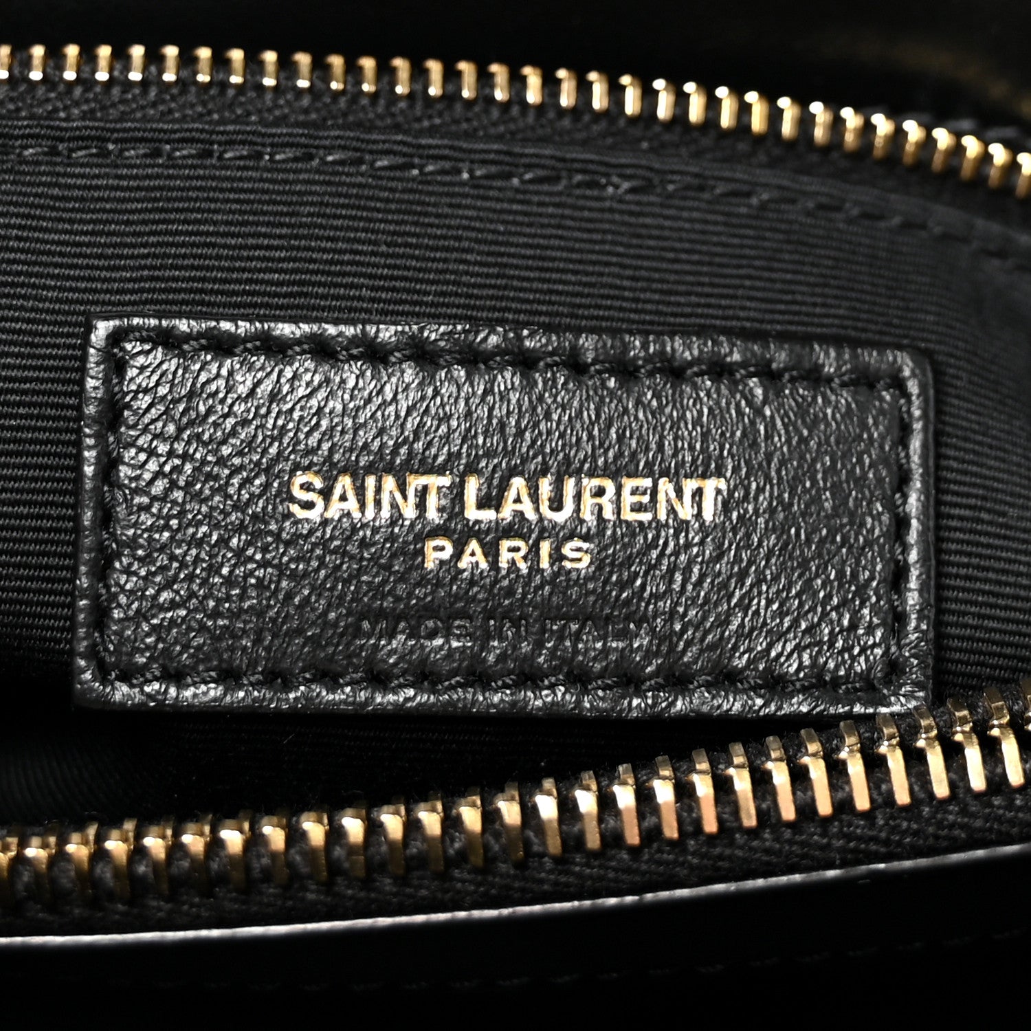 Saint Laurent Calfskin Y Quilted Monogram Medium Loulou Chain Satchel Black 6 of 9