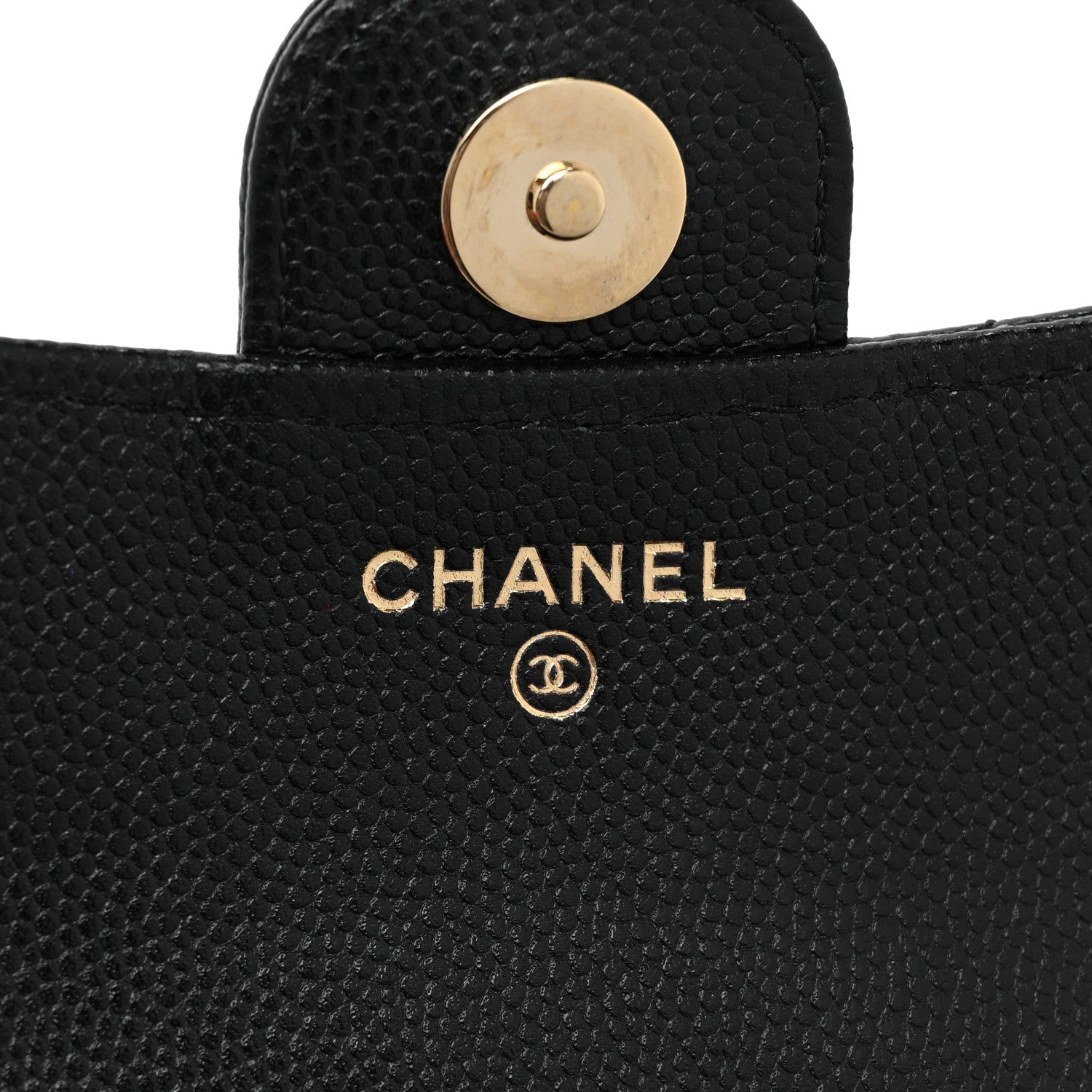 Chanel Caviar Quilted Flap Phone Holder With Chain Black 7 of 10