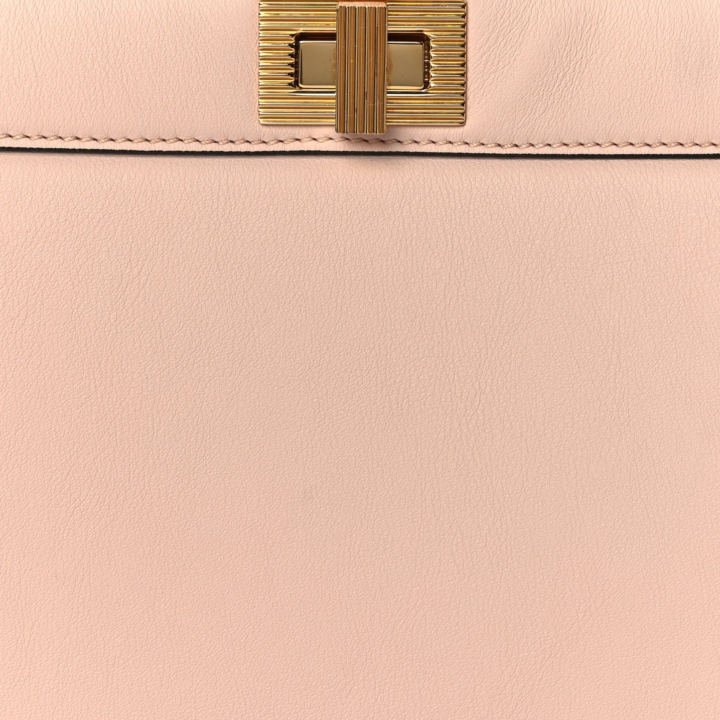 Vitello King Medium Peekaboo I SEE U East West Satchel Light Rose Gold