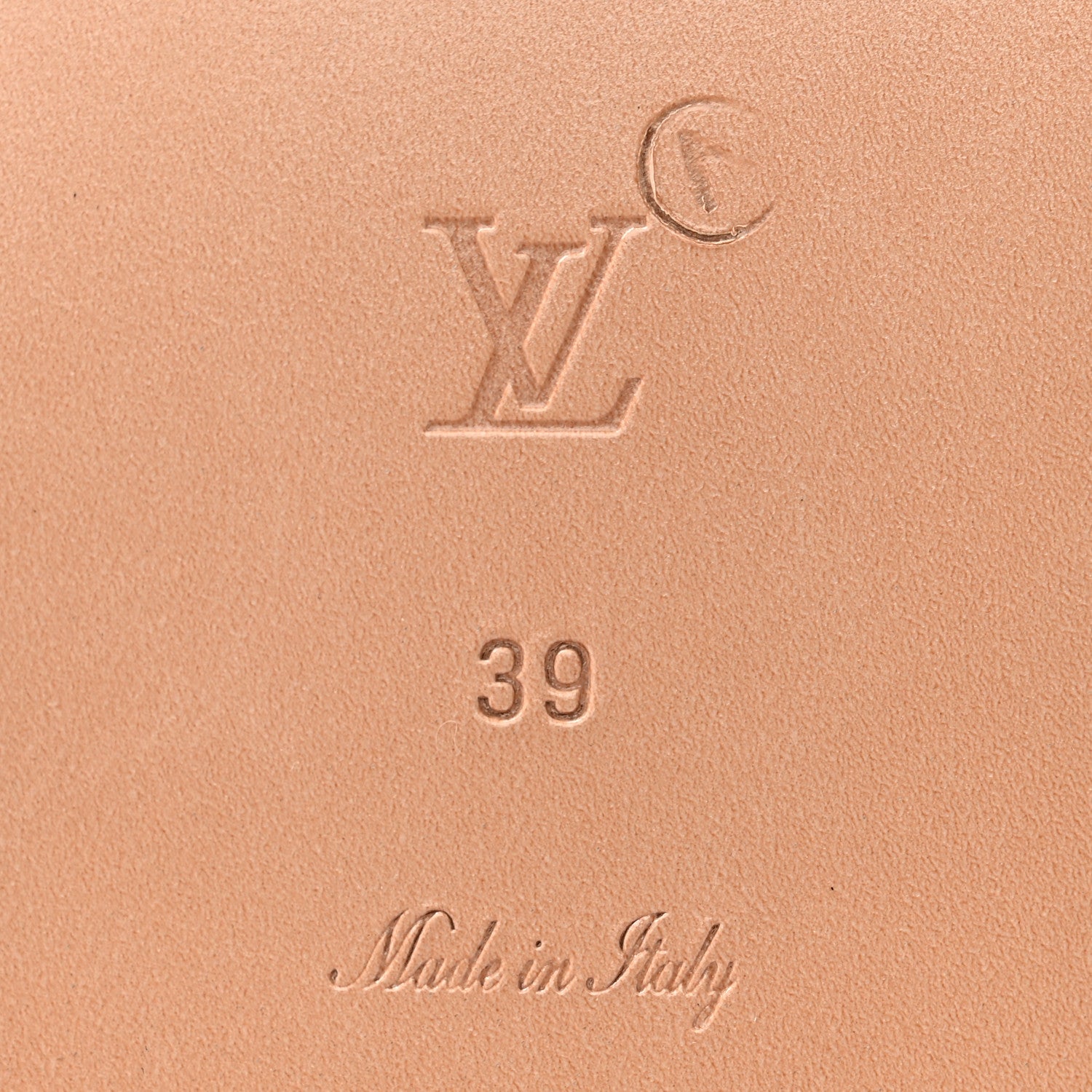 Louis Vuitton Monoglam Lock It Flat Mule 39 Gold 7 of 9
