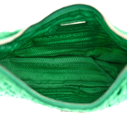 Prada Tessuto Nylon Gaufre Shoulder Bag Menta 5 of 14