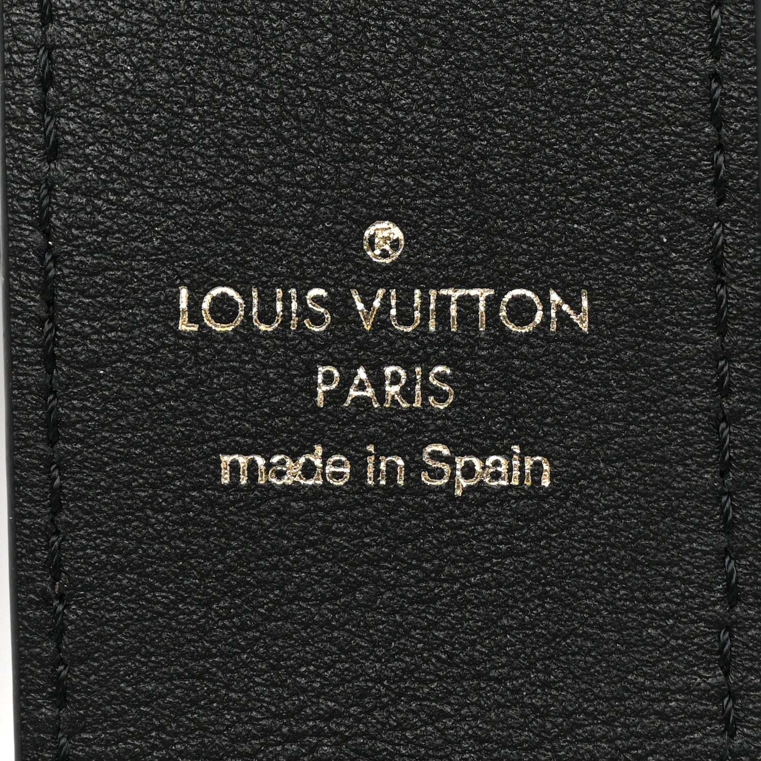 Louis Vuitton Monogram Bandouliere Shoulder Strap Black 3 of 5