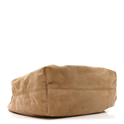 Balenciaga Suede Strike Hold Hobo Natural 5 of 11