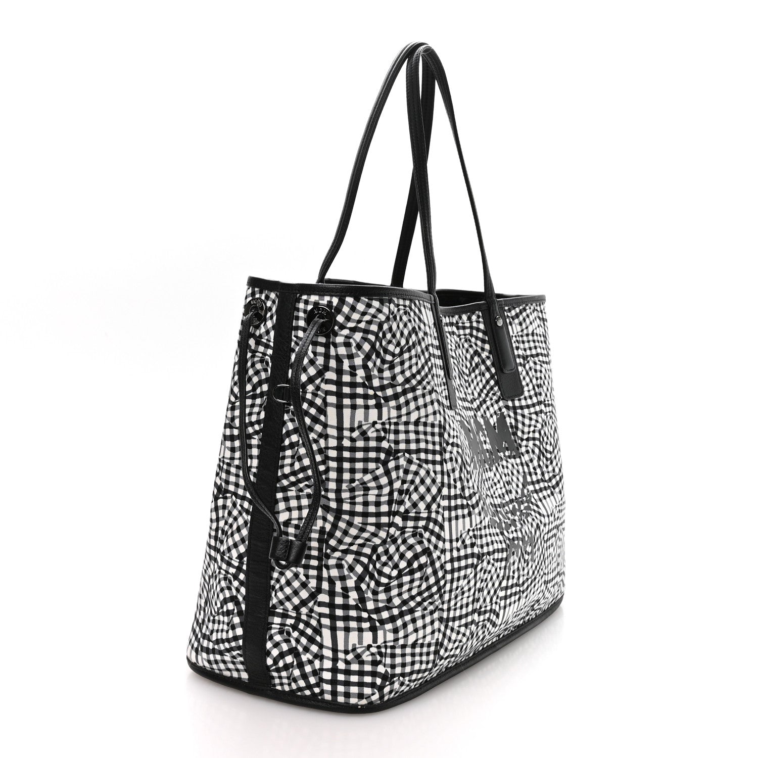 MCM Visetos Large Liz Reversible Shopper Tote Black 5 of 16