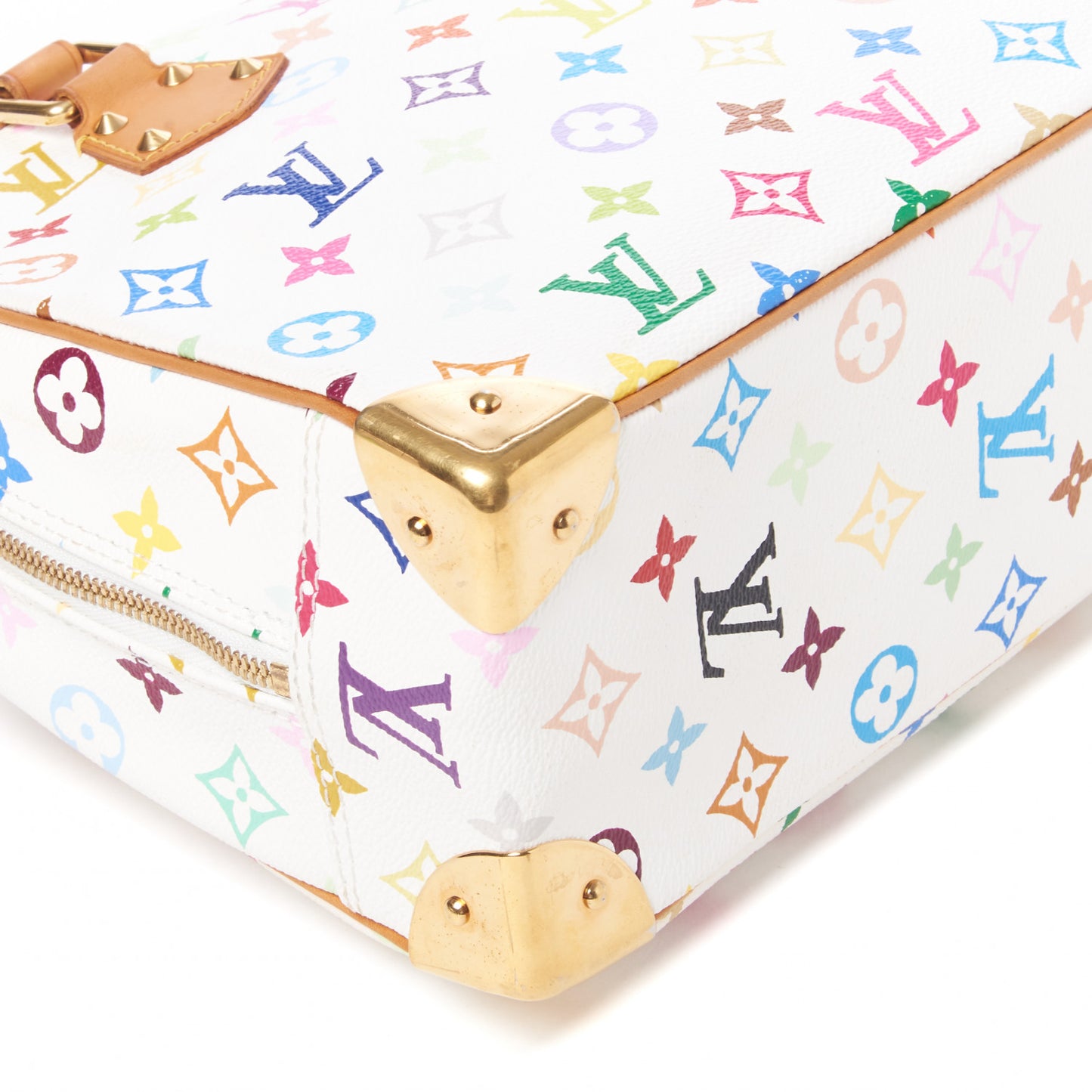 Monogram Multicolor Trouville White