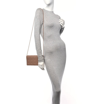 Christian Dior Ultra Matte Calfskin Cannage Lady Dior Clutch Fard 2 of 11