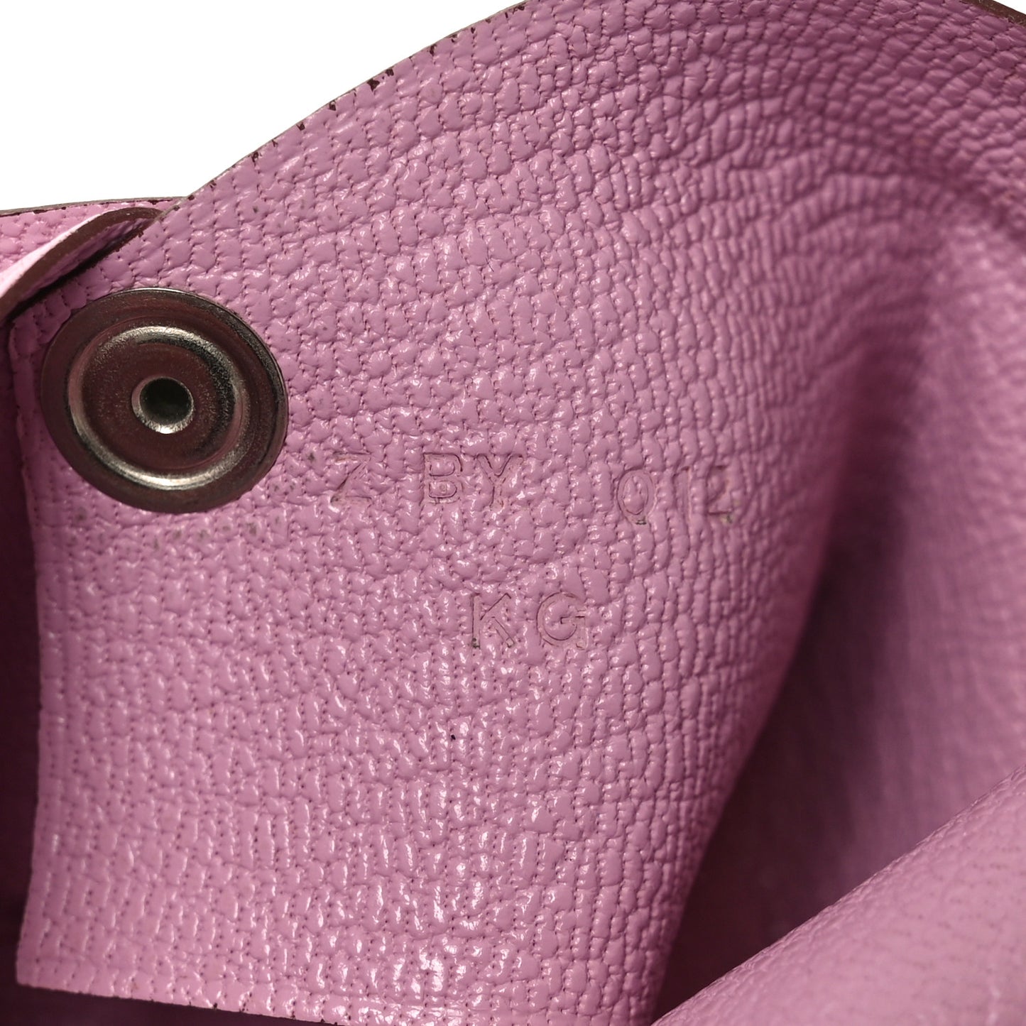 Chevre Mysore Calvi Card Case Mauve Sylvestre