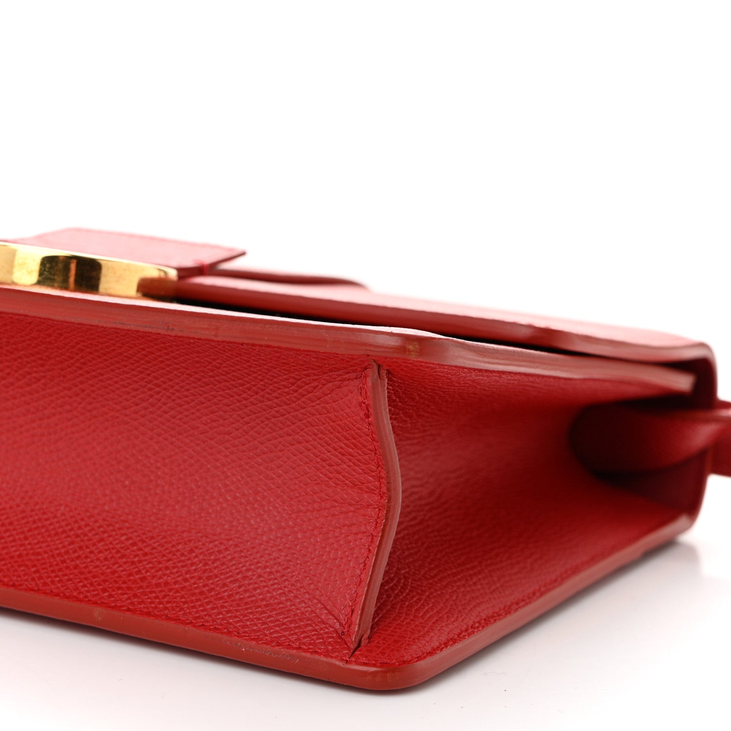 Christian Dior Grained Calfskin 30 Montaigne Flap Bag Red 10 of 11