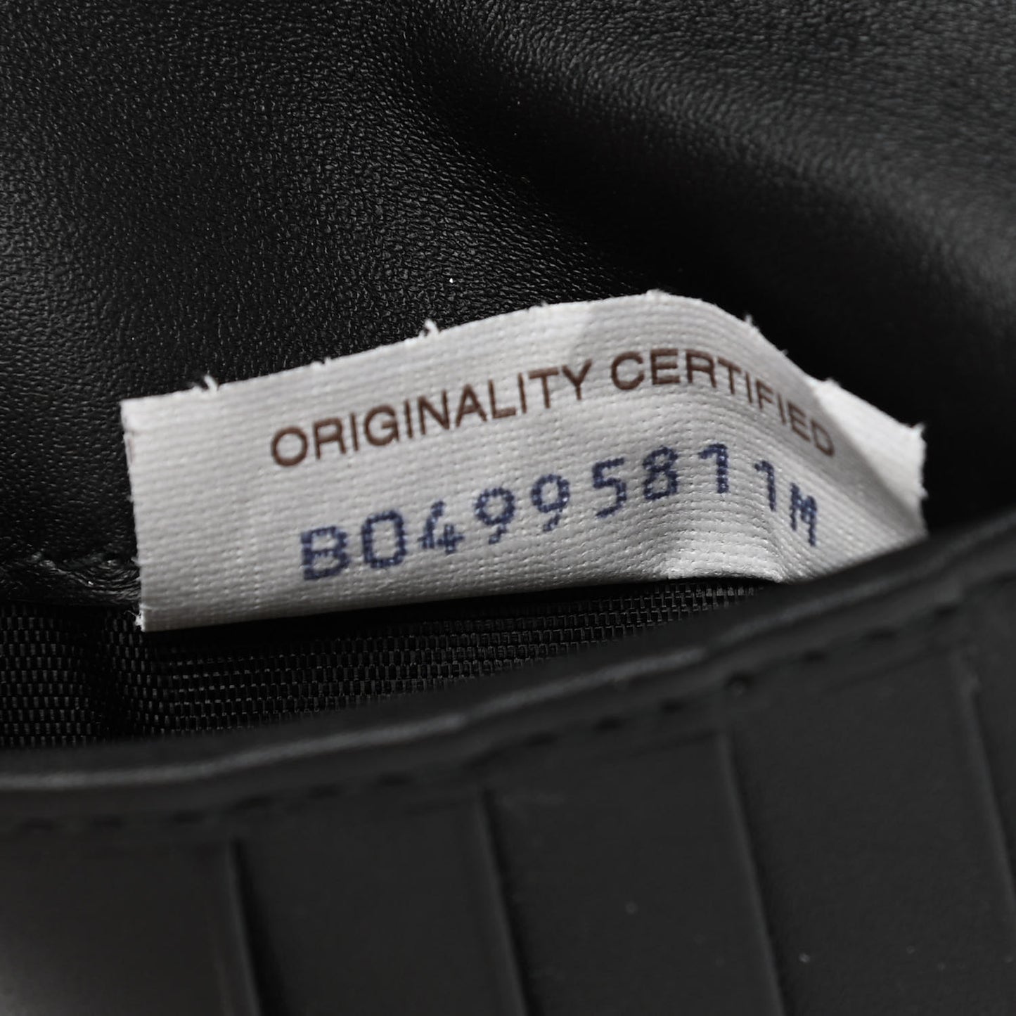 Nappa Intrecciato Bi-Fold Wallet Black