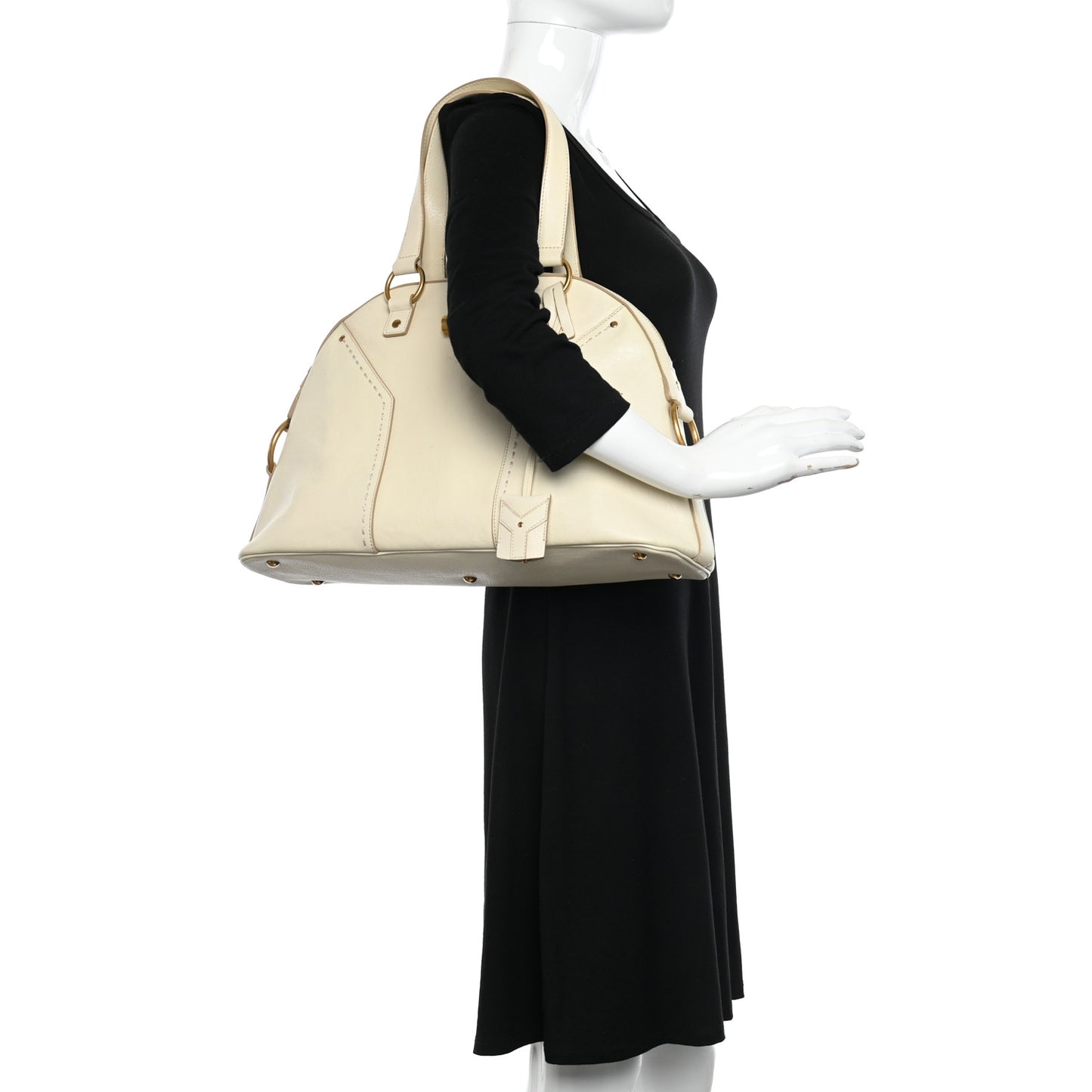 Calfskin Large Muse Ivory