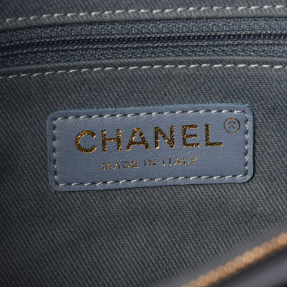 Chanel Caviar Quilted Business Affinity Waist Bag Blue 8 of 10