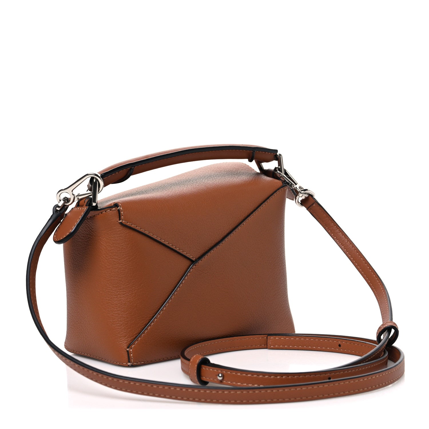 Loewe Calfskin Mini Puzzle Edge Bag Tan 3 of 11