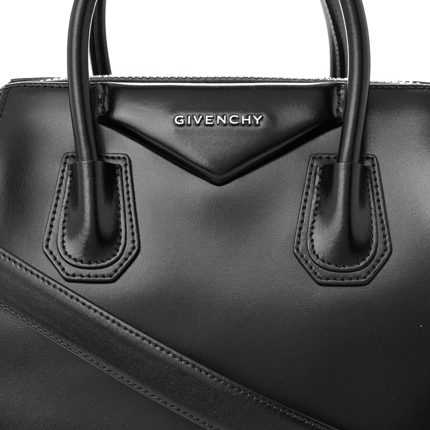 Givenchy Shiny Lord Calfskin Small Antigona Black 8 of 13