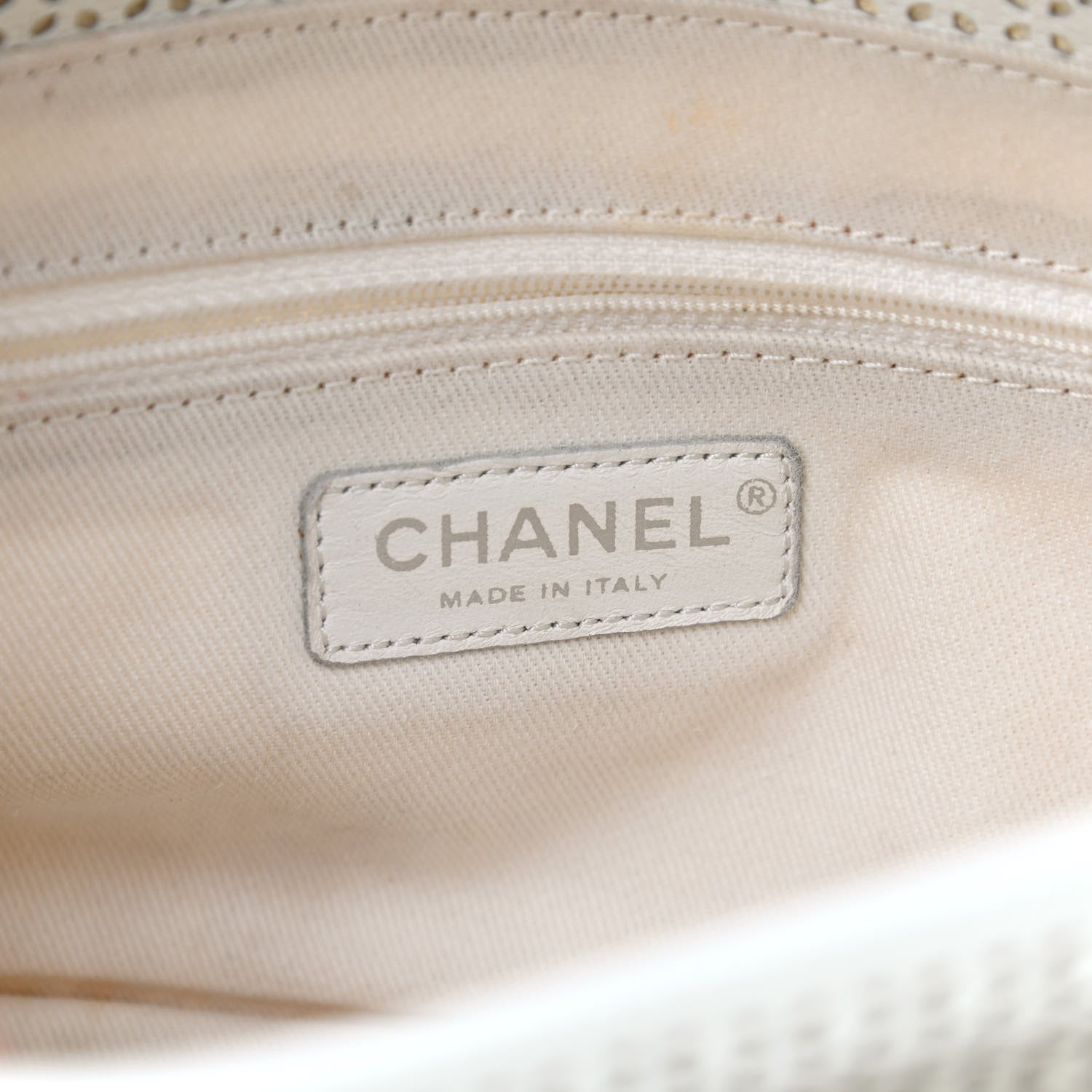 Chanel Perforated Calfskin Large Dubai Up In The Air Flap White 6 of 9
