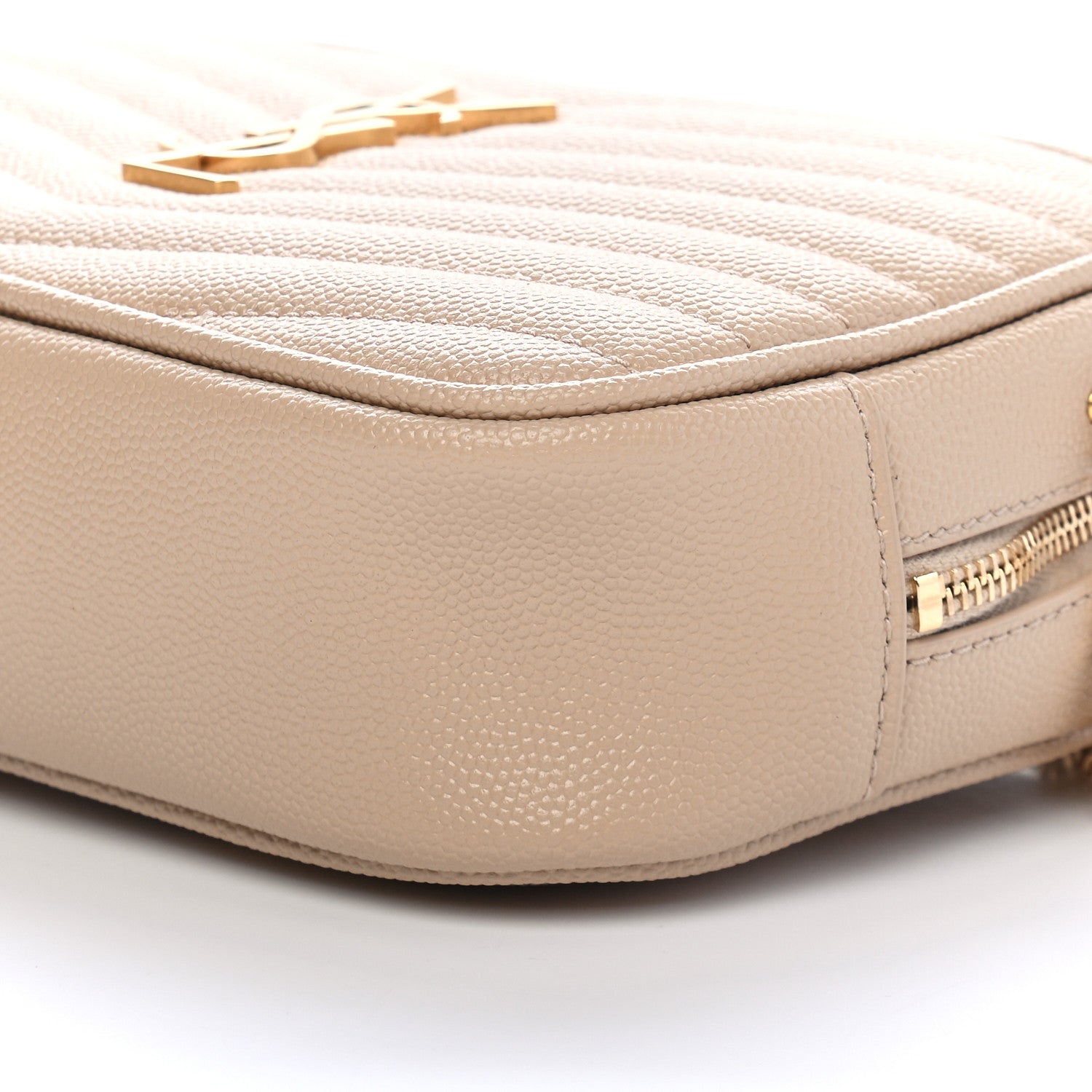 Saint Laurent Grain De Poudre Matelasse Monogram Mini Lou Camera Bag New Powder 9 of 9
