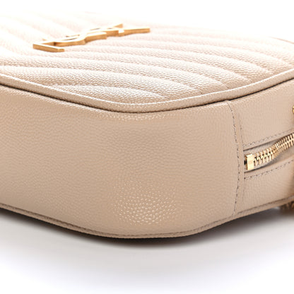 Saint Laurent Grain De Poudre Matelasse Monogram Mini Lou Camera Bag New Powder 9 of 9