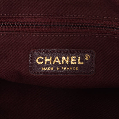 Chanel Crumpled Grained Calfskin Coco Pleats Hobo Dark Blue 6 of 7