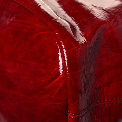 Givenchy Crinkled Patent Calfskin Medium Nightingale Red 13 of 21