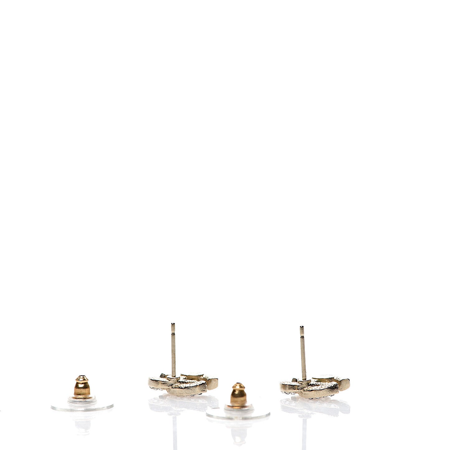 Crystal CC Earrings Gold