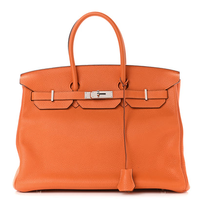 Hermes Togo Birkin 35 Orange 1 of 14