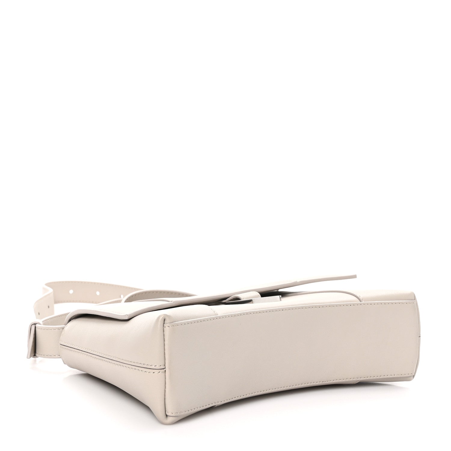 Balenciaga Semi Shiny Smooth Calfskin XS Downtown Shoulder Bag Cold Beige 4 of 12