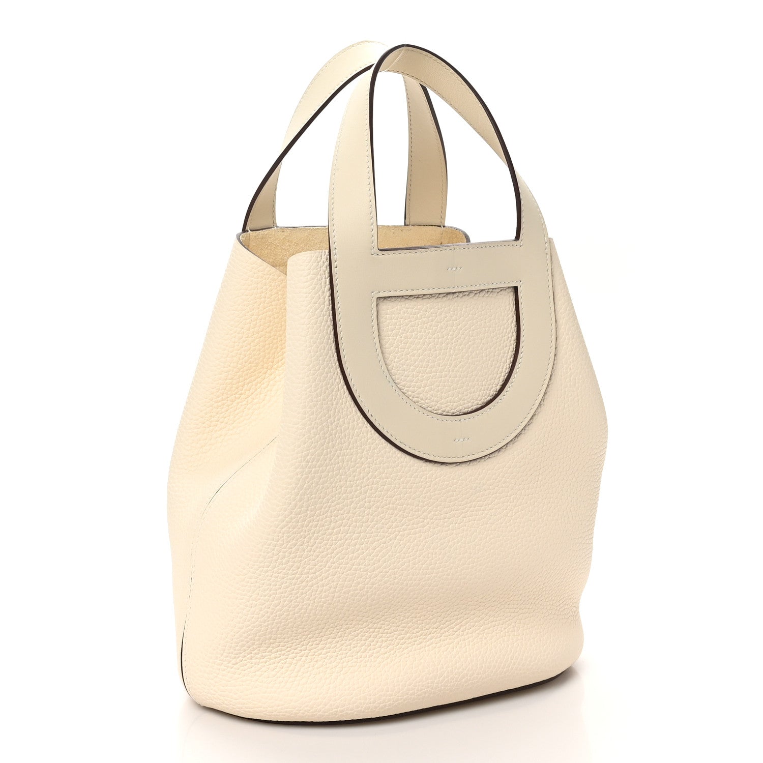 Hermes Taurillon Clemence Swift In-The-Loop 23 Bag Nata 3 of 11